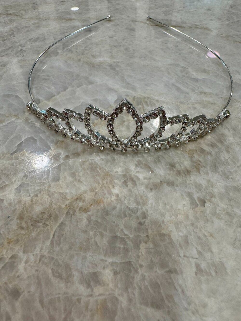 Rhinestone Tiara Bridal Pageant Quince Dress Up Set of 3